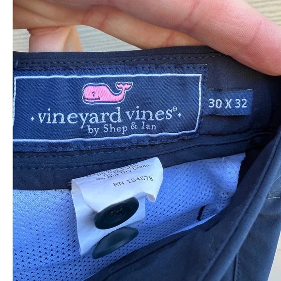 Vineyard Vines Mens‎ 30x32 Blue Performance Golf Pants Lightweight Stretch - Picture 3 of 7